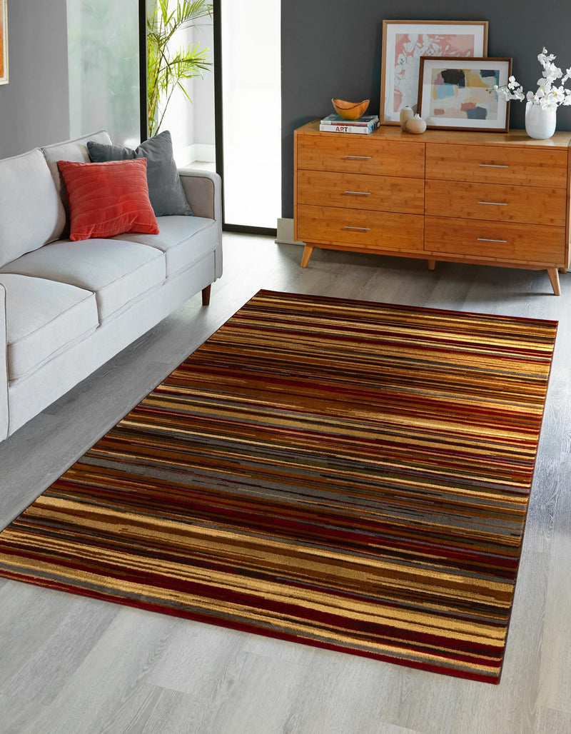 Bistro Lounge Collection Area Rug -  Americano Rectangle Beige  lifestyle 4