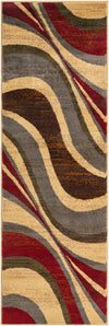 Bistro Lounge Collection Area Rug -  Frappe Runner Beige  lifestyle 16