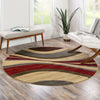 Bistro Lounge Collection Area Rug -  Frappe Round Beige  lifestyle 108