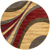 Bistro Lounge Collection Area Rug -  Frappe Round Beige  lifestyle 17