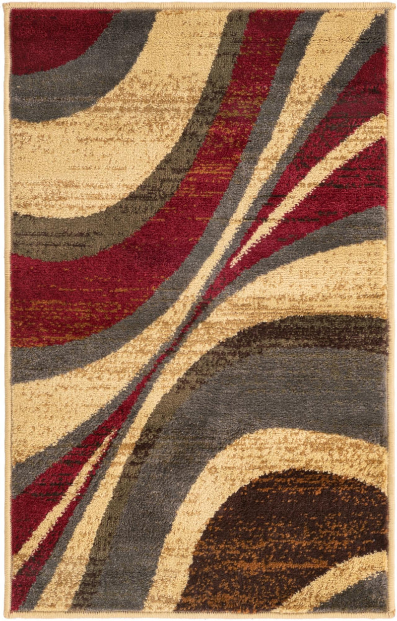 Bistro Lounge Collection Area Rug -  Frappe Rectangle Beige Main