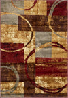 Bistro Lounge Collection Area Rug -  Ristretto Rectangle Multi Main