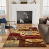 Bistro Lounge Collection Area Rug -  Ristretto Rectangle Multi  lifestyle 15