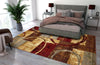 Bistro Lounge Collection Area Rug -  Ristretto Rectangle Multi  lifestyle 16