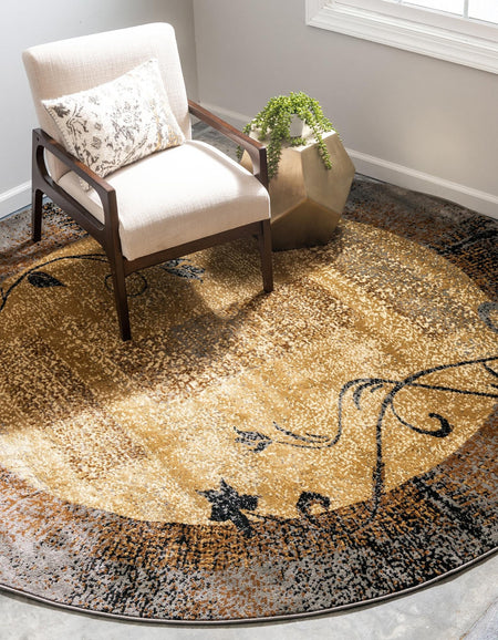 Bistro Lounge Collection Area Rug -  Affogato