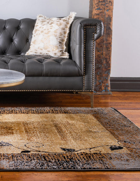 Bistro Lounge Collection Area Rug -  Affogato