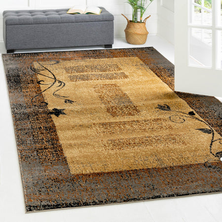 Bistro Lounge Collection Area Rug -  Affogato