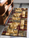 Bistro Lounge Collection Area Rug -  FlatWhite Runner Multi  lifestyle 22