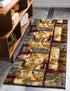 Bistro Lounge Collection Area Rug -  FlatWhite