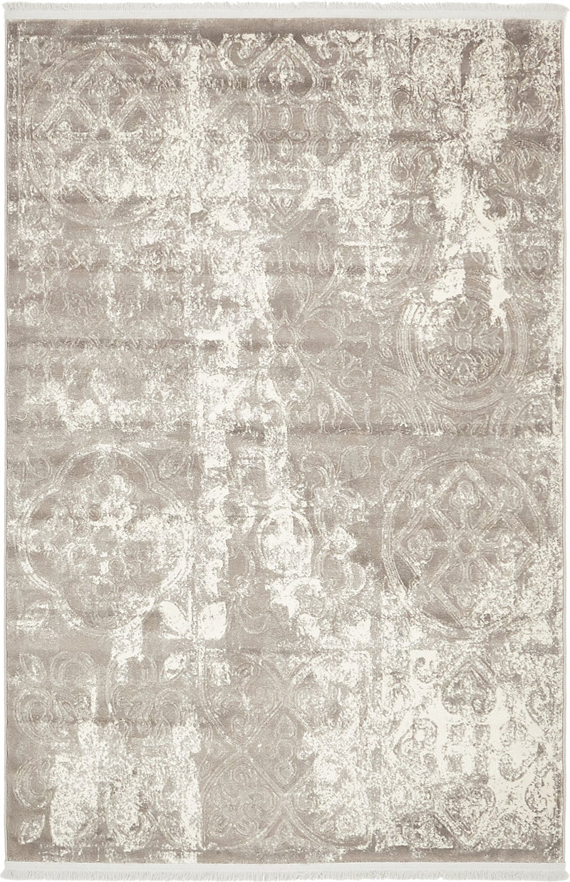 Rustic Charm Revival Collection Area Rug -  Orchard Rectangle Gray Main