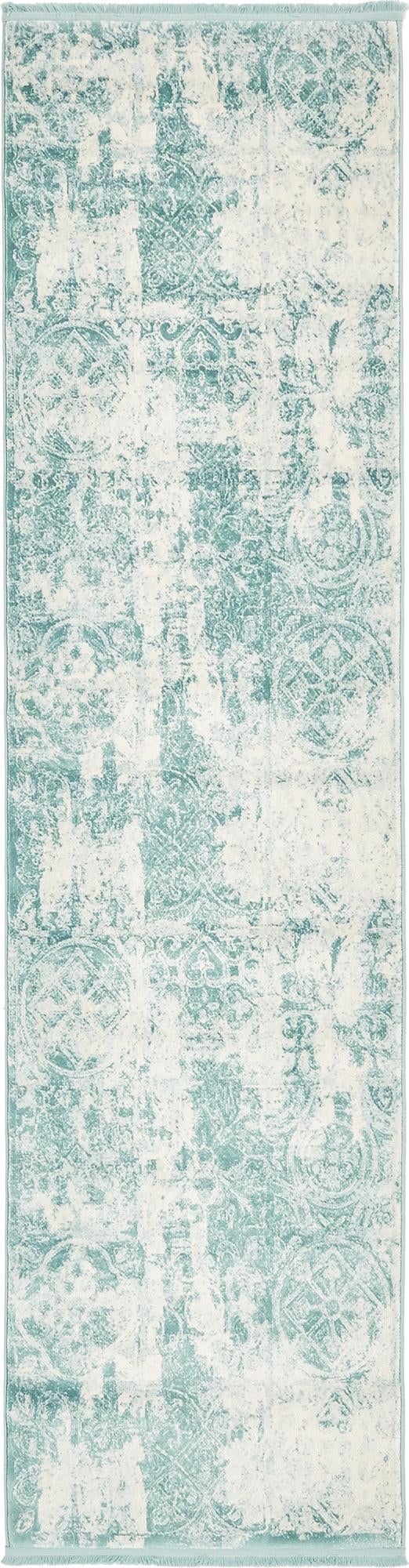 Rustic Charm Revival Collection Area Rug -  Orchard Runner Blue  lifestyle 13