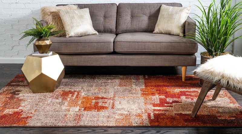 Autumn Meadow Collection Area Rug -  Goldentwine Rectangle Multi  lifestyle 4