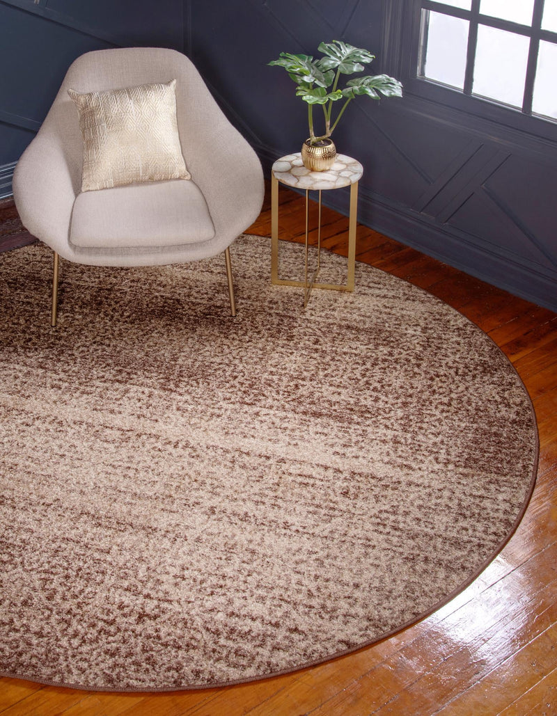 Autumn Meadow Collection Area Rug -  Ironbark Round Beige  lifestyle 37