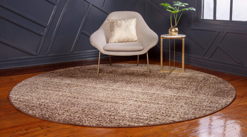 Autumn Meadow Collection Area Rug -  Ironbark Round Beige  lifestyle 41