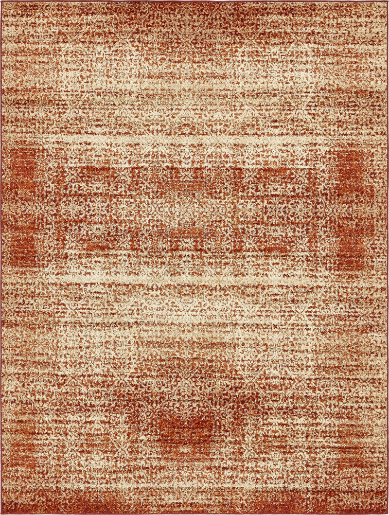 Autumn Meadow Collection Area Rug -  Ironbark Rectangle Terracotta Main