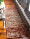 Autumn Meadow Collection Area Rug -  Ironbark Runner Terracotta  lifestyle 30