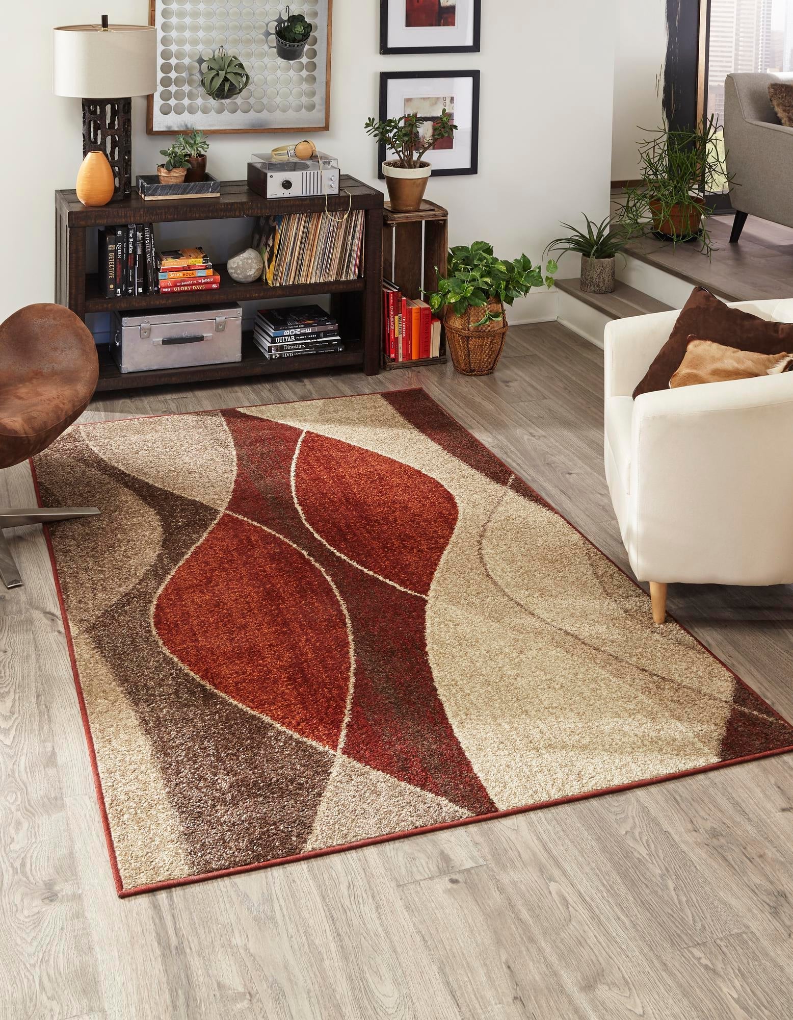 Autumn Meadow Collection Area Rug -  Emberglow