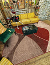 Autumn Meadow Collection Area Rug -  Emberglow Rectangle Multi  lifestyle 4