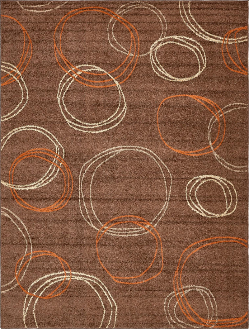 Autumn Meadow Collection Area Rug -  Ferngrove Rectangle Brown Main