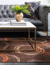 Autumn Meadow Collection Area Rug -  Ferngrove Rectangle Brown  lifestyle 10