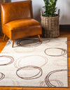 Autumn Meadow Collection Area Rug -  Ferngrove Rectangle Beige  lifestyle 5