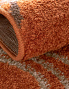 Autumn Meadow Collection Area Rug -  Ferngrove Round Terracotta  lifestyle 75