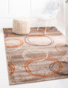 Autumn Meadow Collection Area Rug -  Ferngrove Rectangle Light Brown  lifestyle 7