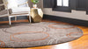 Autumn Meadow Collection Area Rug -  Ferngrove Round Light Brown  lifestyle 42