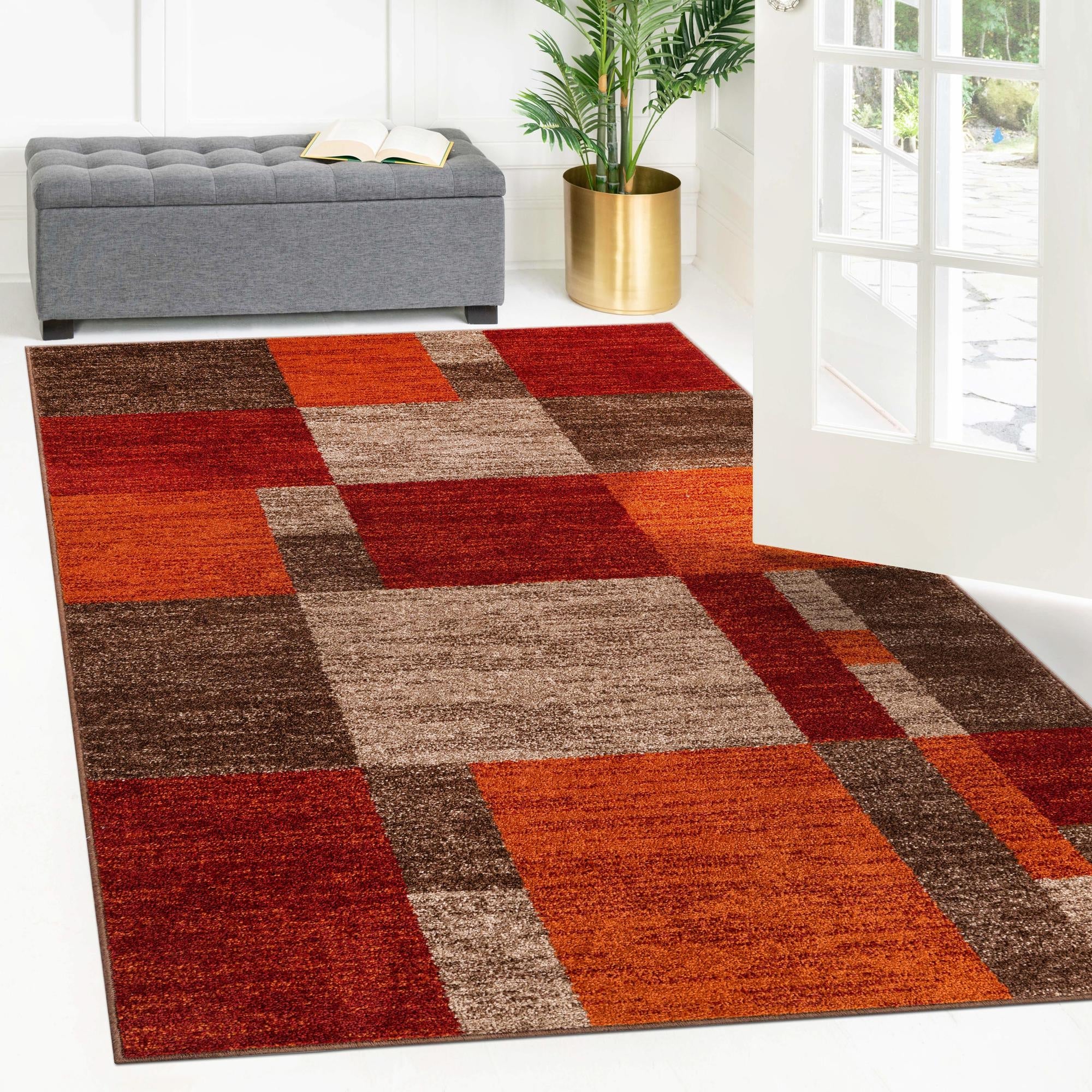 Autumn Meadow Collection Area Rug -  Sycamoreside (Multi)