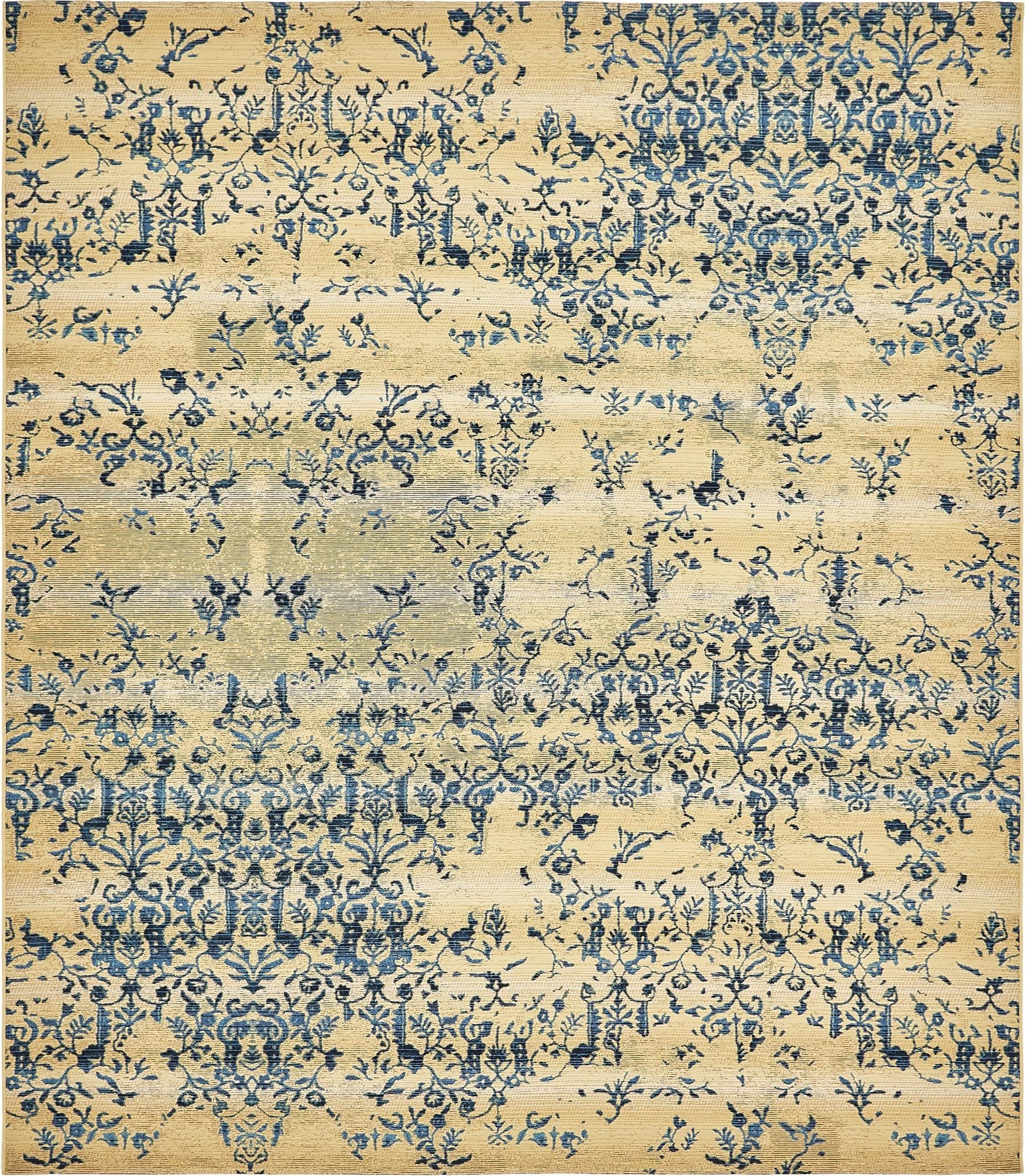 Seaside Blooms Collection Area Rug -  Fauna