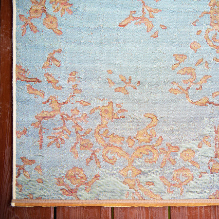 Seaside Blooms Collection Area Rug -  Fauna