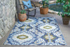 Urban Terrace Collection Area Rug -  Vista Rectangle Blue  lifestyle 4