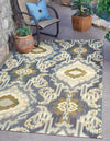 Urban Terrace Collection Area Rug -  Vista Rectangle Blue  lifestyle 2