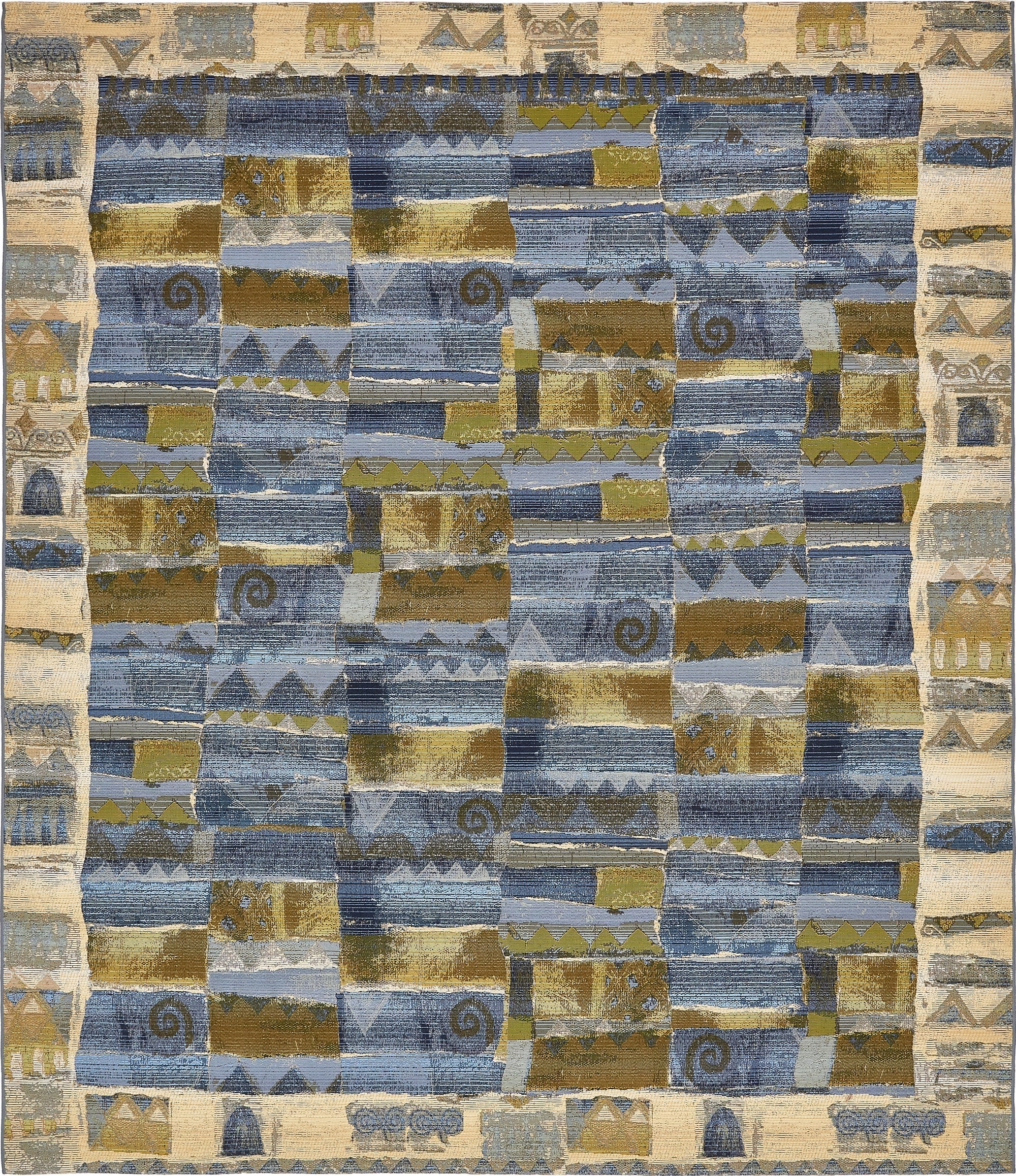 Urban Terrace Collection Area Rug -  Cobblestone