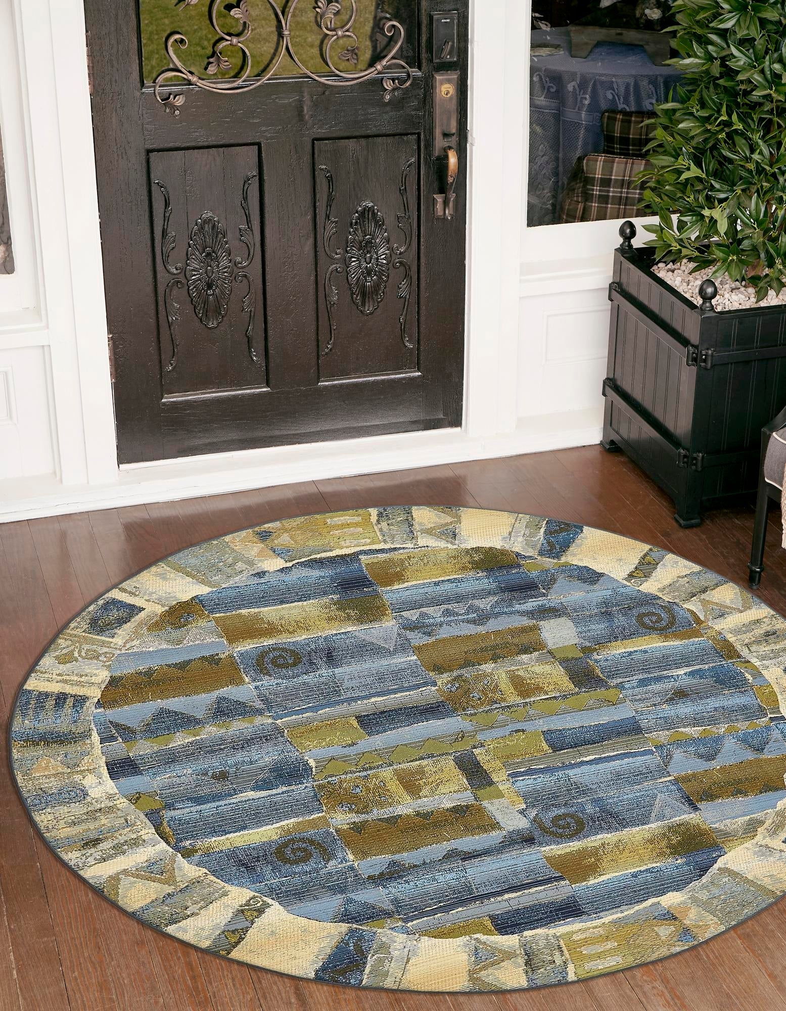 Urban Terrace Collection Area Rug -  Cobblestone