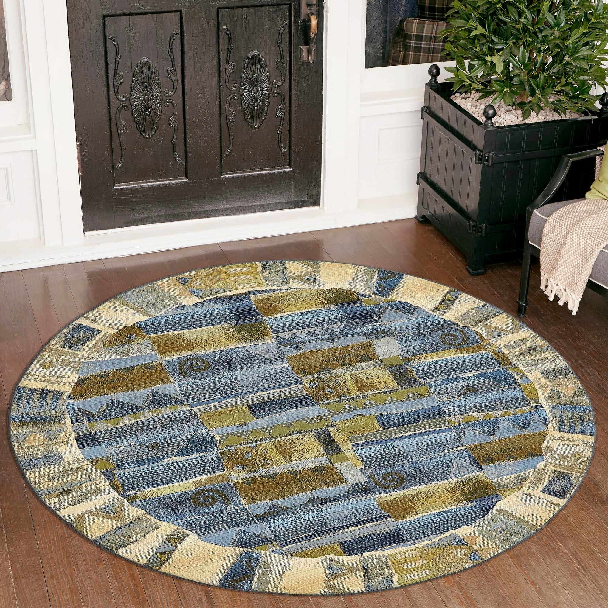 Urban Terrace Collection Area Rug -  Cobblestone