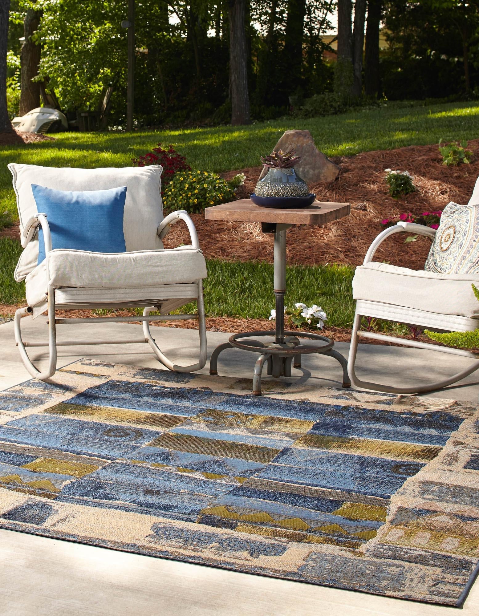 Urban Terrace Collection Area Rug -  Cobblestone