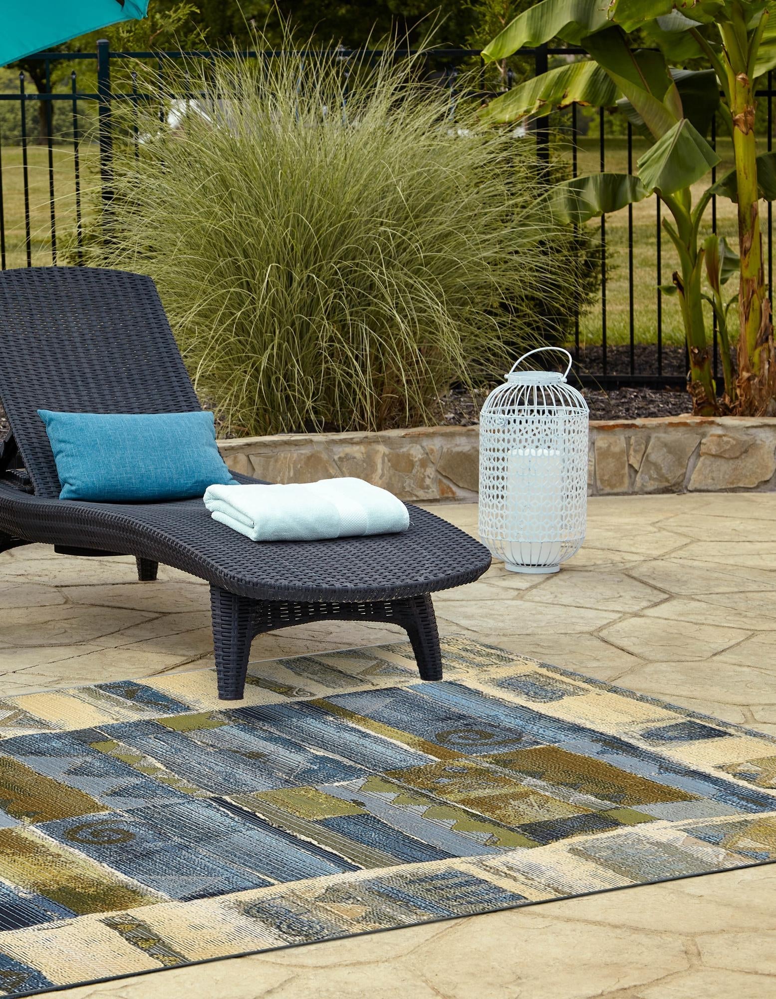 Urban Terrace Collection Area Rug -  Cobblestone