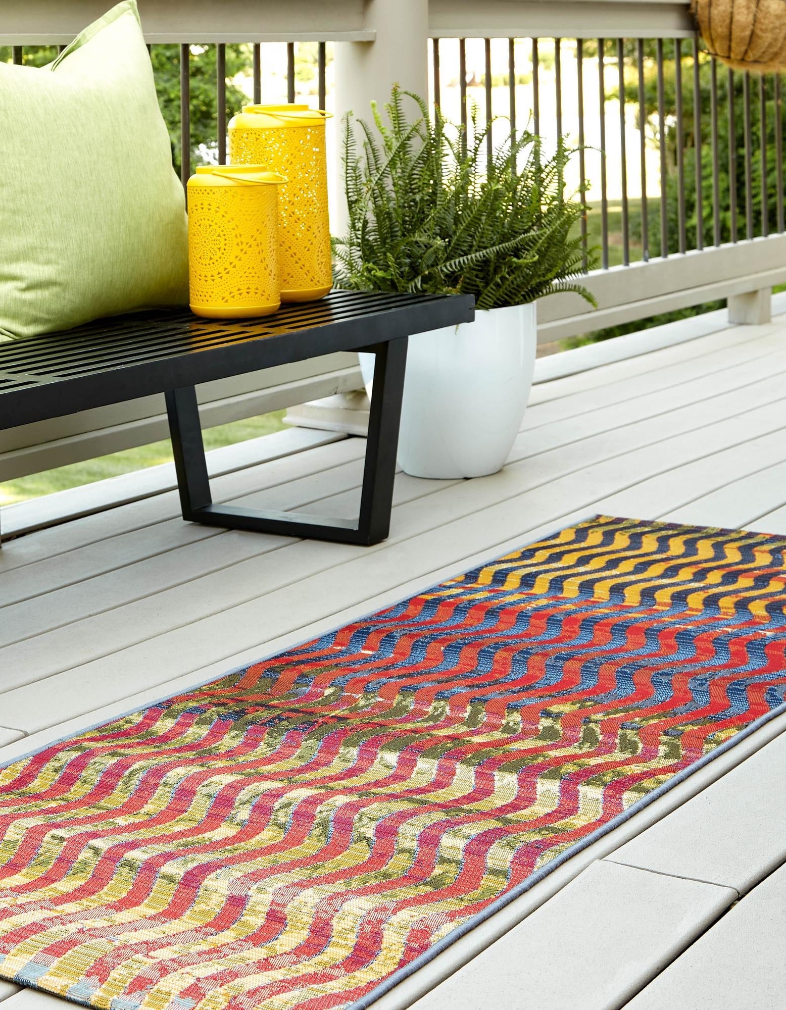 Urban Terrace Collection Area Rug -  Walkway