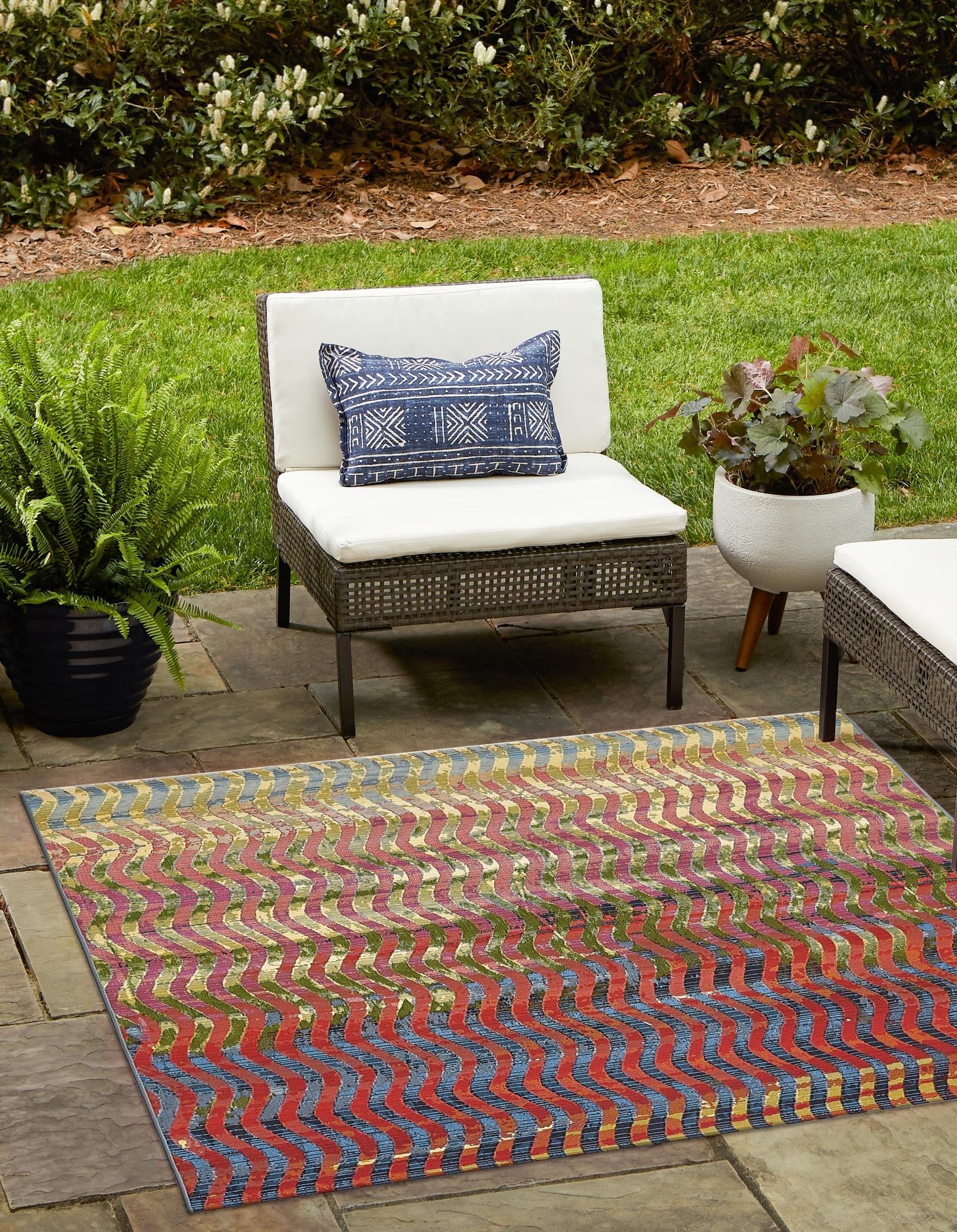 Urban Terrace Collection Area Rug -  Walkway