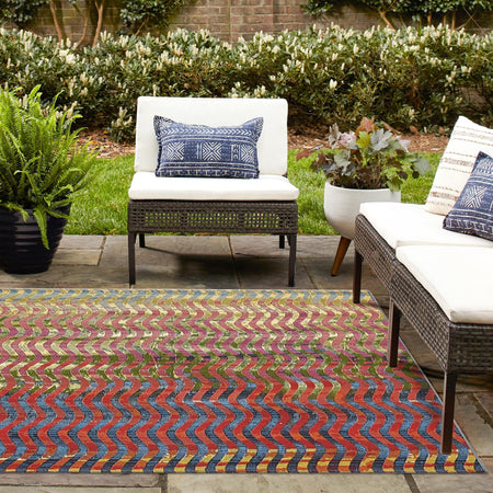 Urban Terrace Collection Area Rug -  Walkway