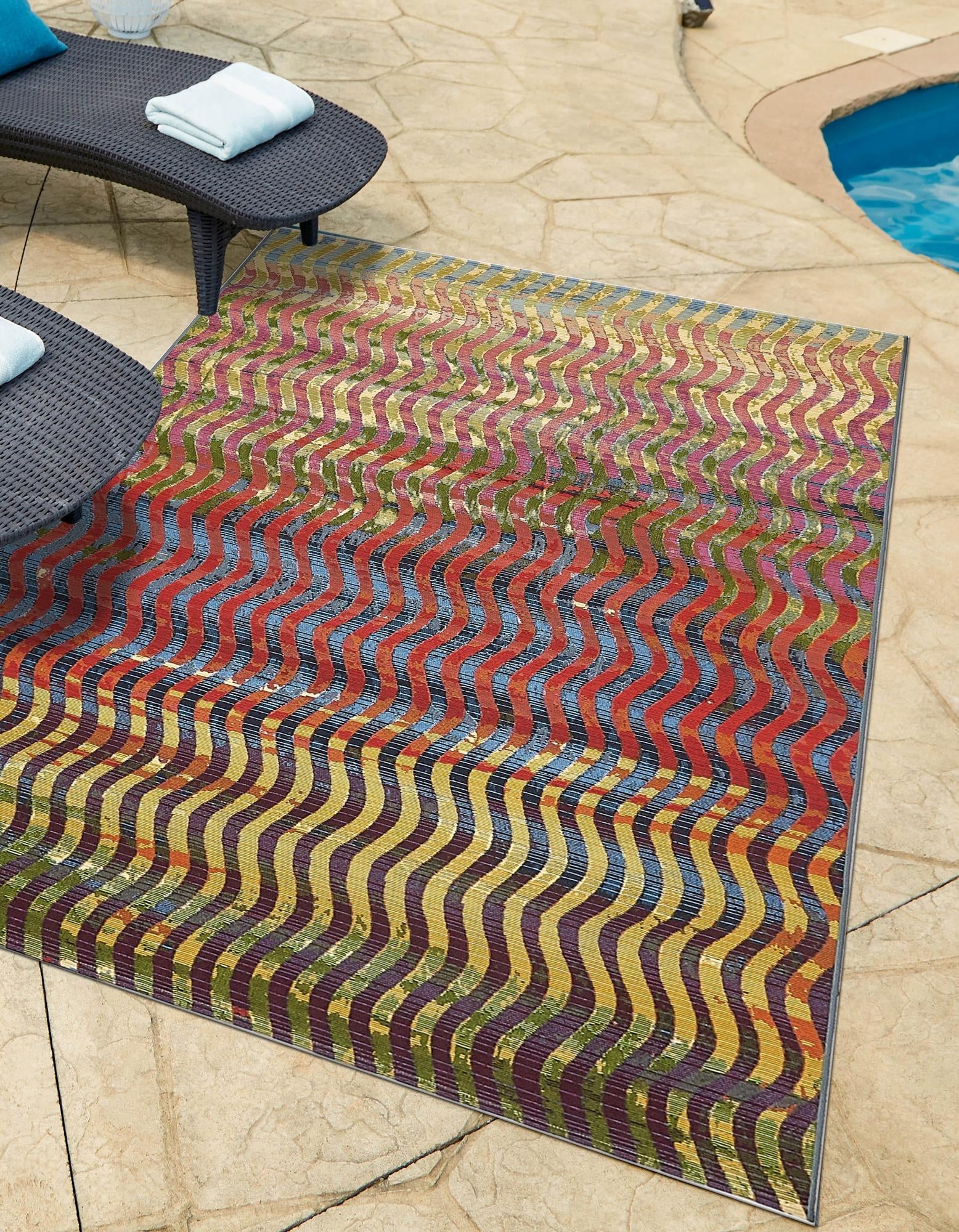 Urban Terrace Collection Area Rug -  Walkway