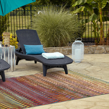 Urban Terrace Collection Area Rug -  Walkway