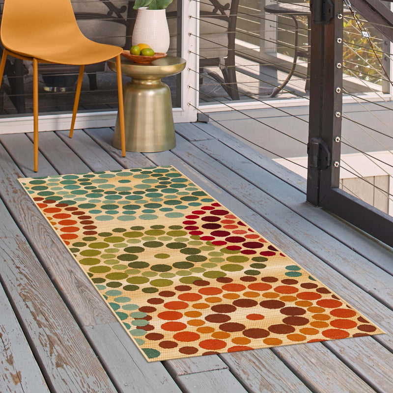 Urban Terrace Collection Area Rug -  Esplanade Runner Beige  lifestyle 35