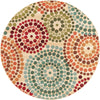 Urban Terrace Collection Area Rug -  Esplanade Round Beige  lifestyle 9