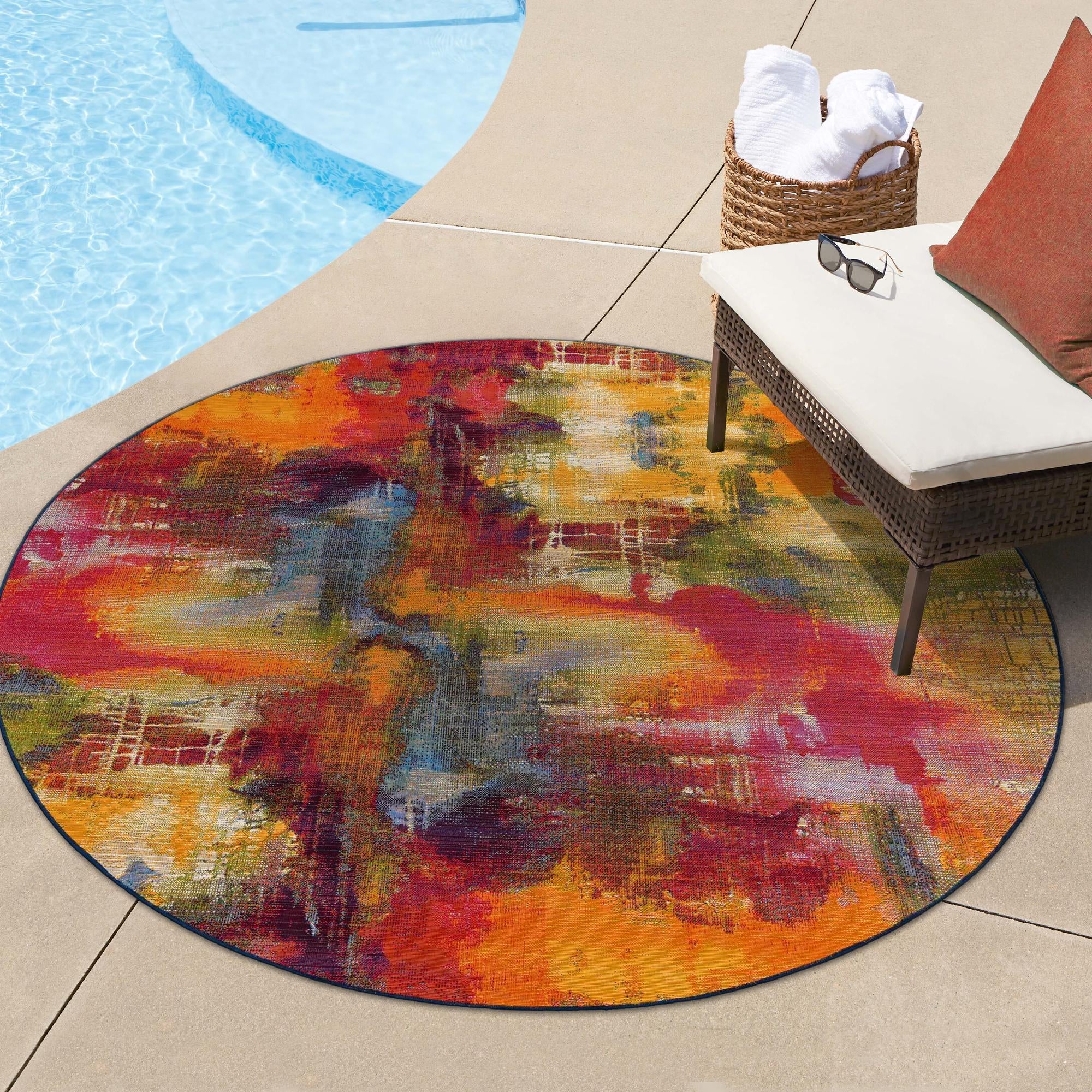 Urban Terrace Collection Area Rug -  Atrium