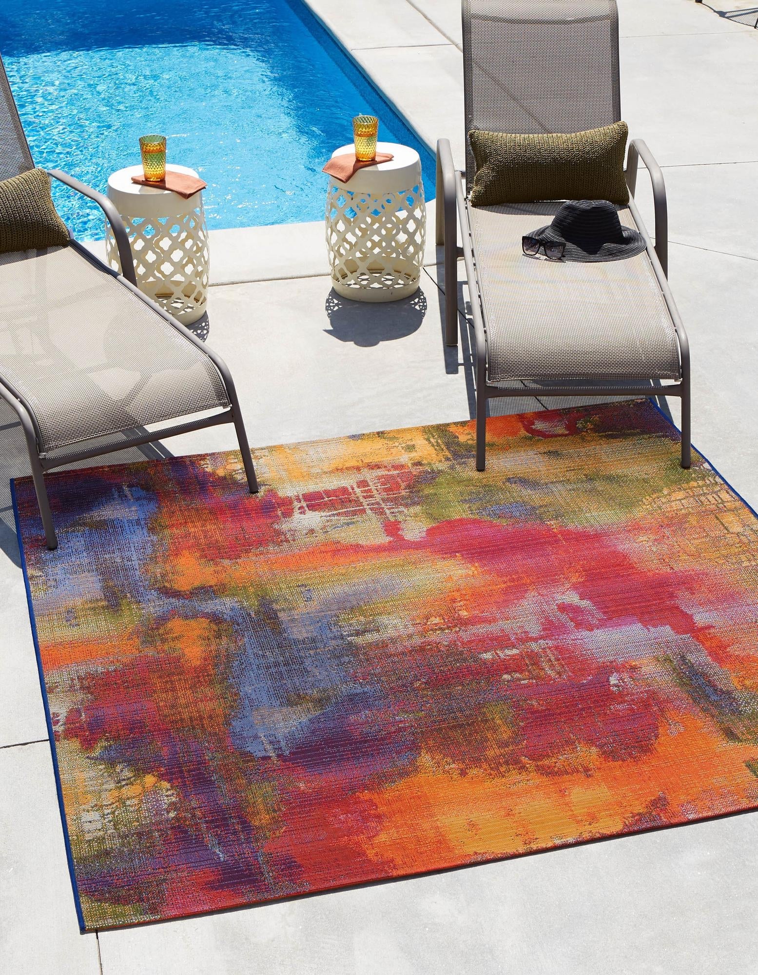 Urban Terrace Collection Area Rug -  Atrium