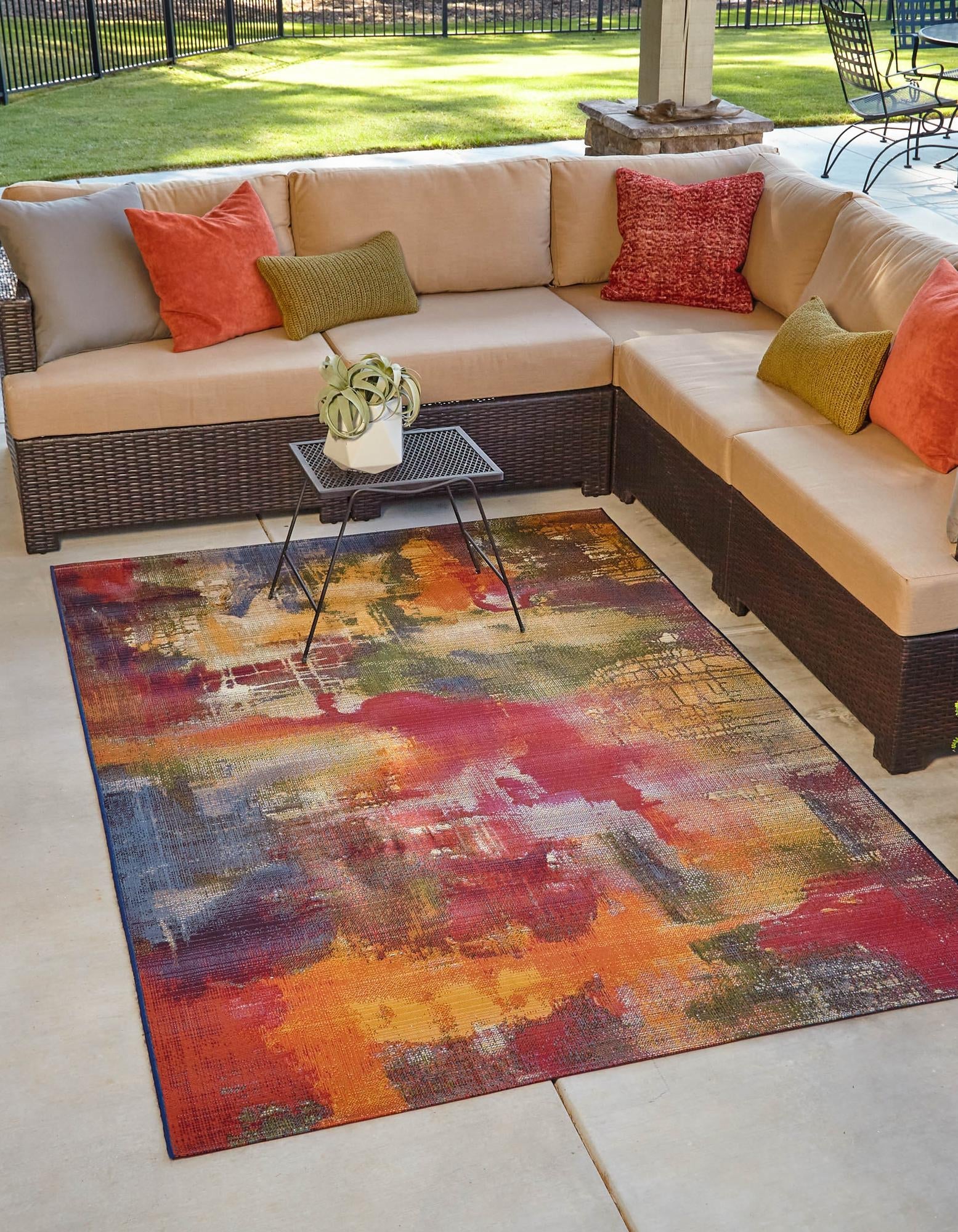 Urban Terrace Collection Area Rug -  Atrium