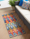 Urban Terrace Collection Area Rug -  Compass Runner Multi  lifestyle 23