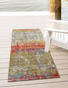 Urban Terrace Collection Area Rug -  Terrace Runner Multi  lifestyle 29